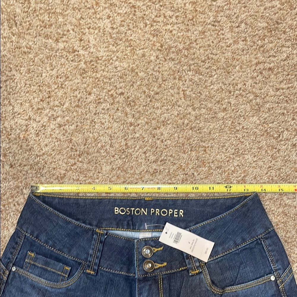 Boston Proper Blue Boot Cut Jeans Classic Denim